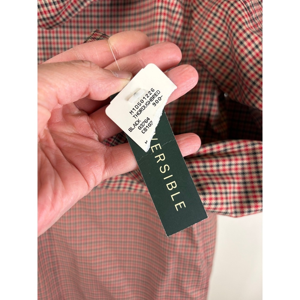 Lauren Ralph Lauren Reversible Cotton Jacket Black Houndstooth Petite NWT - Picture 5 of 9